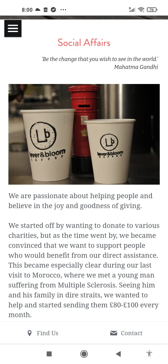 A Strikingly user's website stating their community development efforts in line with the company's objectives A Strikingly user's website stating their community development efforts in line with the company's objectives